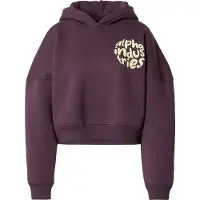 Alpha industries Logo Hoodie Plum Taglia: XS | Felpe con cappuccio Outlet | Donna | Magenta