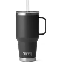 Yeti Coolers Rambler Straw Mug Bicchiere isolante (1035 ml, grigio/nero)