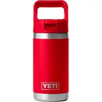 Yeti Coolers Rambler Kids Bottle Colour Straw Cap Bottiglia termica Bambini (354 ml, rosso)