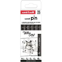 Uniball Pennarello Uni Pin Tattoo 302422081 5 Unità