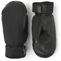 Hestra - Moffole in cuoio impermeabile GORE-TEX - Mitt Alpine Short Gtx Black in Pelle - Taglia 10 - Nero