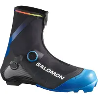 Salomon - Classico scarponi da sci di fondo - S/Lab Classic Boa Black/Race Blue/Process Blue X - Taglia 44 - Nero