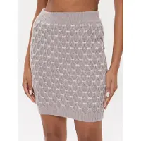 Guess Marciano GUESS Eco Cross Stitch Miya Sw Silk Gray Multi Taglia: S | Minigonne Outlet | Donna | Grigio