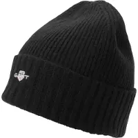 Gant per uomo. 9910023 Cappello Shield nero (OSFA), Casual, Lana