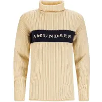 Amundsen Sports Women's Heroes Ski Turtle Neck Pullover di lana Donna (M, beige)