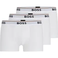 BOSS per uomo. 50475274 Confezione da 3 boxer in cotone bianco (XS), Homewear