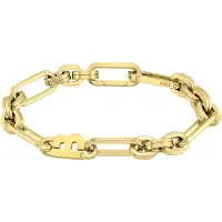 HUGO BOSS Hailey 1580324 Statement Gold Plated Chain Bracciale