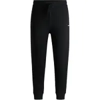 HUGO per uomo. 50489617 Pantaloni neri a gamba dritta (L), Nero, Casual, Cotone