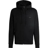 BOSS per uomo. 50506161 Felpa nera cadente (M), Nero, Casual, Cotone, Manica lunga
