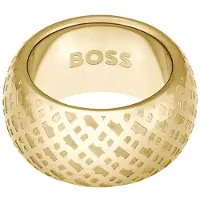 HUGO BOSS Bold gold-plated Anello da donna 1580589 - Circuit: 55 mm