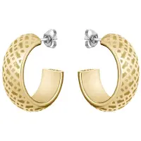HUGO BOSS Stylish gold-plated hoop Orecchini 1580566