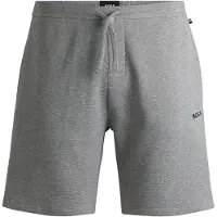 BOSS per uomo. 50535884 Shorts Waffle grigio medio (L), Casual, Homewear, Cotone