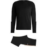BOSS per uomo. 50535718 Tuta Balance lunga nera (XXL), Nero, Casual, Cotone, Manica lunga