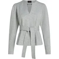 Karl Lagerfeld Double Jersey Vneck Sweatshirt Light Grey Melange Taglia: M | Maglie a manica lunga Outlet | Donna | Grigio