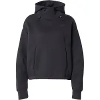 Nike Felpa Leggera Cappuccio Donna W Sportswear Tech Fleece Oversized Hoodie Black/black