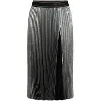 Karl Lagerfeld Foil Pleated Skirt Gunmetal Taglia: 40 | Minigonne Outlet | Donna | Grigio