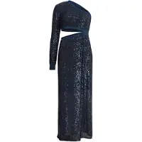 AllSaints Daisy Topaz Dress Midnight Blue Taglia: L | Abiti Midi Outlet | Donna | Blu