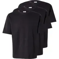 Selected T-shirt Uomini Nero XXL