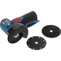Bosch Professional GWS 12-76 V-EC Angle Grinder - Without battery - Compact size - Disc diameter 75 mm - 06019F2000