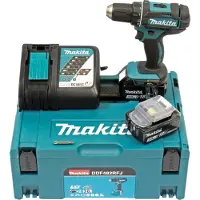 Makita DDF482RFJ - Trapano avvitatore a batteria - 2 velocità - Chiave a tazza 13 mm - 62 N-m