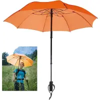 Euroschirm Telescope Handsfree Ombrello arancione