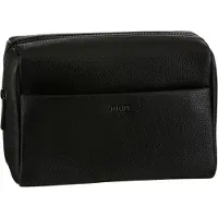 JOOP! Cardona Eris Borsa da toilette Vera Pelle 26 cm nero