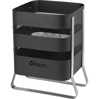 Tepro fire pit Design fire pit, nero/argento (36 x 42,5 x 50 cm)