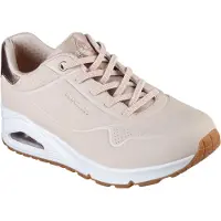 SKECHERS per donna. 155196 Scarpe Uno - Shimmer Away beige (41), 3 a 5cm, Stringhe, Casual, Sportivo, Running, Sportswear, Multisport
