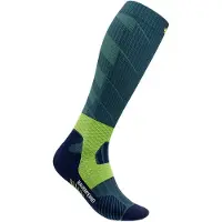 Bauerfeind Sports Women's Trail Run Compression Socks Calze da running Donna (35-38 - Wade L, blu)