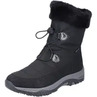 Rieker Stivale 'Stiefeletten/Boot Damen M9683 00 Kunststoff (Synthetik) in schwarz' nero