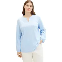 Tom Tailor Blusa A Maniche Lunghe Vertical Stripe Plus