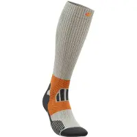 Bauerfeind Sports Trail Run Compression Socks Calze da running Uomo (46-49 - Wade S, grigio)