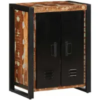 vidaXL Credenza multicolore 55x35x70 cm Legno vecchio massiccio