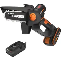 WORX Motosega da potatura a batteria Wg325e 20V, barra guida da 12 cm
