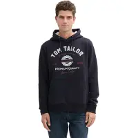 Tom Tailor Felpa Con Cappuccio 1043292 With Print