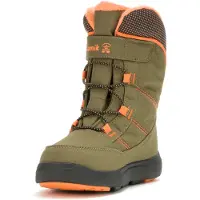 Kamik Kid's Stance 2 Scarpe invernali Bambini (22, olivia/marrone)