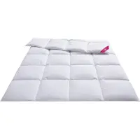 Ribeco GERMANY Piumino 200x220 cm – Classe di calore extra caldo – morbida coperta con regolazione della temperatura e trapuntatura a cassettoni