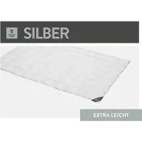 Spessarttraum Piumino Piumino d'oca Argento 240 x 220 cm Extra leggero