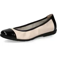 Caprice Ballerina beige / nero