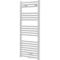 Sanotechnik Radiatore di design Bari dritto 1188x600 mm bianco con attacco centrale