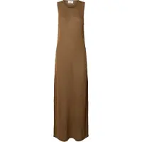 Selected Vestito Lungo Donne Marrone S