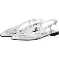 Moschino Goatskin Ballerina Silver Taglia: 38 | Ballerine Outlet | Donna | Grigio