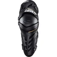 Leatt Protezioni per ginocchia e tibie Asse doppio, coppia unisex nero, taglia L-XL