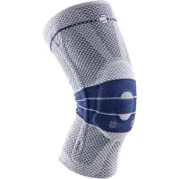 Bauerfeind Genutrain Ginocchiera Bordo Silicone Taglia 4 Titanio — Ginocchiera compressiva