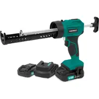 Vonroc Pistola per sigillante a batteria 20V | Incl. 2x batterie da 2.0Ah e caricabatterie rapido