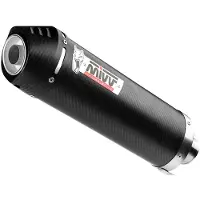 MIVV Silenziatore Omologato Slip On Oval Benelli Trk 502 X 2018-24 E.004.lec