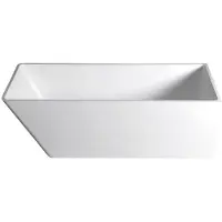 Hak Handelsagentur Koch HERHIS bagno minerale fuso 170x72x63cm, bianco