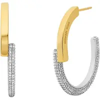 Michael Kors Orecchini Bicolore Con Zirconi — Orecchini