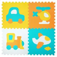 Baby Shark Tappeto Puzzle Veicoli 4 Pezzi Puma