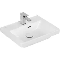 Villeroy & Boch Subway 3.0 lave-mains, rectangulaire, 1 trou pour robinet, avec trop-plein, 500x400mm, 437050RW, 437050RW